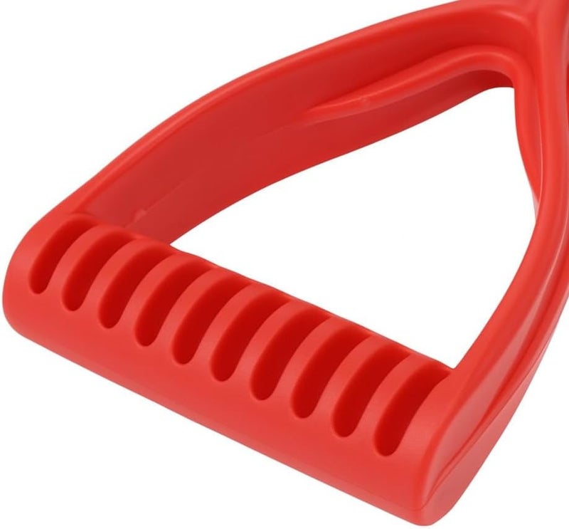 KH866 Shovel Handle Replacement – Short Wooden Handle 36cm Pitch Fork for Gardening Tool Spade, Rake, Digging, Camping, Garden Decoration, Durable D Shaped Grip with Nonslip Surface for Secure Control - Image 2